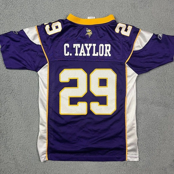 Minnesota Vikings Chester Taylor NFL Football Jersey‎ Reebok Youth M - Picture 2 of 7